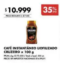 Disco Café instantáneo liofilizado oferta
