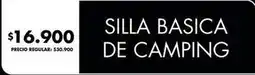 Disco Silla basica de camping oferta