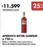 Disco Campari - aperitivo bitter oferta