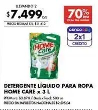 Disco Detergente líquido para ropa oferta