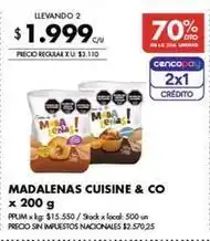 Disco Madalenas cuisine & co oferta