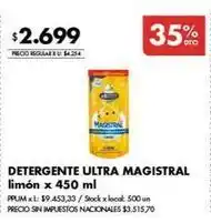 Disco Magistral - detergente ultra magistral oferta