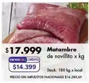 Disco Matambre de novillito oferta