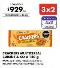 Disco Crackers multicereal oferta
