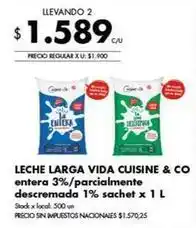 Disco Leche larga vida oferta