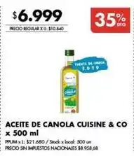 Disco Aceite de canola oferta