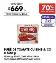 Disco Puré de tomate oferta