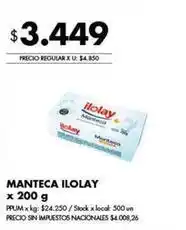 Disco Ilolay - manteca oferta