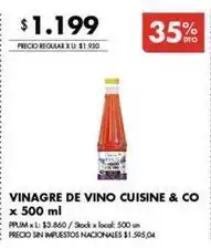 Disco Vinagre de vino oferta