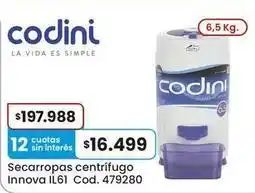 Coto Codini - secarropas centrífugo innova il61 cod. 479280 oferta