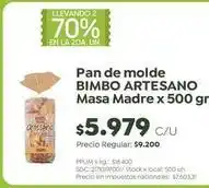 Jumbo Bimbo - pan de molde oferta