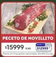 Jumbo Peceto de novillito oferta