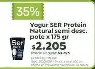 Jumbo Ser - yogur protein natural semi desc. pote oferta