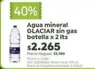 Jumbo Glaciar - agua mineral sin gas botella oferta