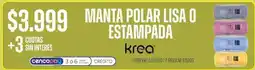 Supermercados Vea Krea - manta polar lisa o estampada oferta