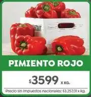 Jumbo Rojo - pimiento rojo oferta