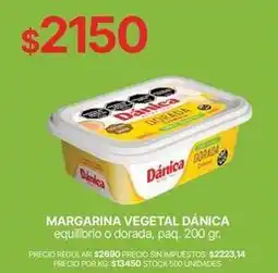 Supermercados Vea Dánica - margarina vegetal oferta