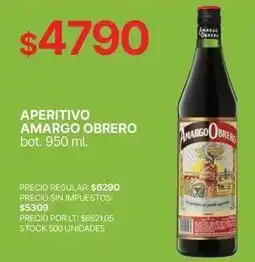 Supermercados Vea Amargo obrero - aperitivo oferta