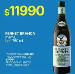 Supermercados Vea Fernet branca - fernet branca oferta