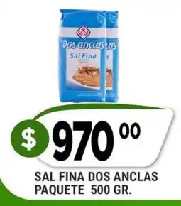Supermercados Mayor Dos anclas sal fina oferta