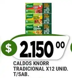 Supermercados Mayor Knorr caldos tradicional oferta