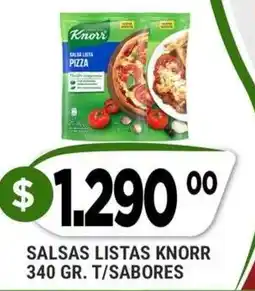 Supermercados Mayor Knorr salsas listas pizza oferta