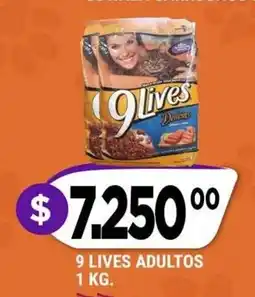 Supermercados Mayor 9 lives adultos oferta