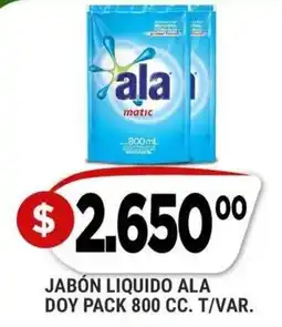 Supermercados Mayor Ala jabón liquido oferta