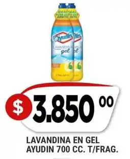 Supermercados Mayor Ayudin lavandina en gel oferta