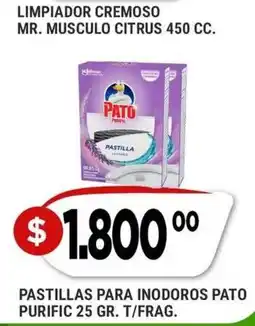 Supermercados Mayor Pato pastillas para inodoros oferta