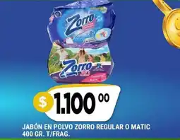 Supermercados Mayor Zorro jabón en polvo regular o matic oferta