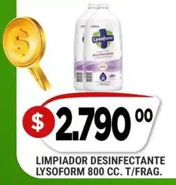Supermercados Mayor Lysoform limpiador desinfectante oferta