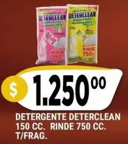 Supermercados Mayor Deterclean detergente oferta