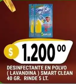 Supermercados Mayor Smart clean desinfectante en polvo oferta