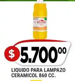 Supermercados Mayor Ceramicol liquido para lampazo oferta