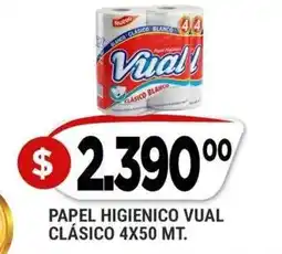 Supermercados Mayor Vual papel higienico clásico oferta