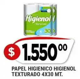 Supermercados Mayor Higienol papel higienico texturado oferta