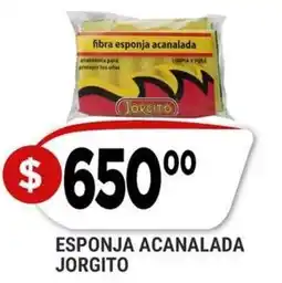 Supermercados Mayor Jorgito esponja acanalada oferta