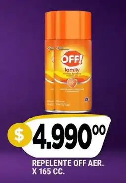 Supermercados Mayor Off! repelente aer. family oferta