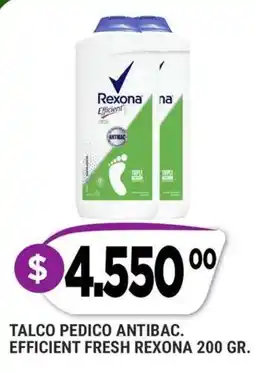 Supermercados Mayor Rexona talco pedico antibac. efficient fresh oferta