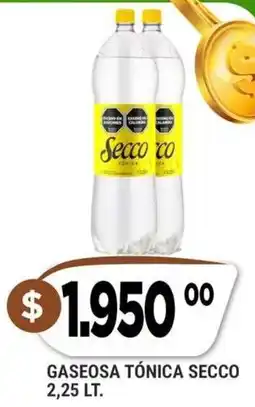 Supermercados Mayor Secco gaseosa tónica oferta