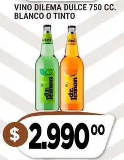 Supermercados Mayor Dr. lemon vino dilema dulce oferta