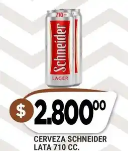 Supermercados Mayor Cerveza schneider lata oferta