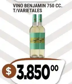 Supermercados Mayor Vino benjamin t/varietales oferta