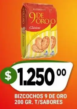 Supermercados Mayor Bizcochos 9 de oro oferta