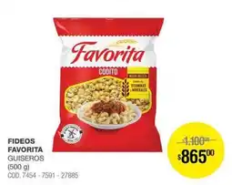 Atomo Conviene Favorita fideos guiseros oferta