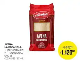 Atomo Conviene La española avena instantánea oferta