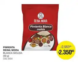 Atomo Conviene Reina mora pimienta blanca molida oferta
