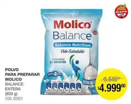 Atomo Conviene Molico polvo para preparar molico balance entera oferta