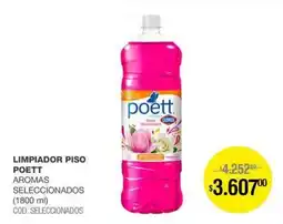 Atomo Conviene Poett limpiador piso aromas seleccionados oferta
